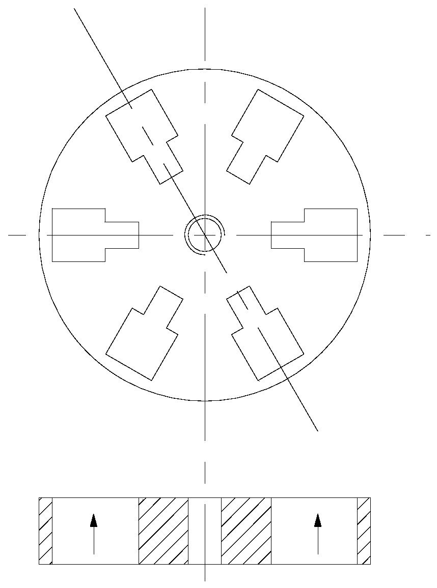 Crushing device based on magnetic suspension driving and application thereof