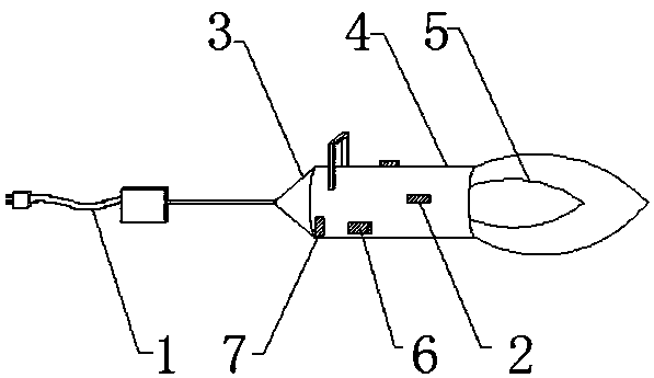 A mobile self-adjusting brightness LED lamp