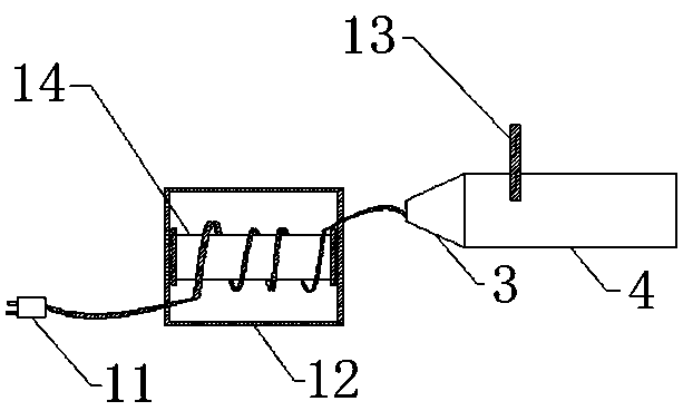 A mobile self-adjusting brightness LED lamp