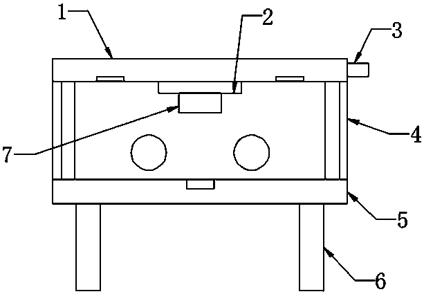 Mobile phone production-used workbench with dust-preventing effect and using method