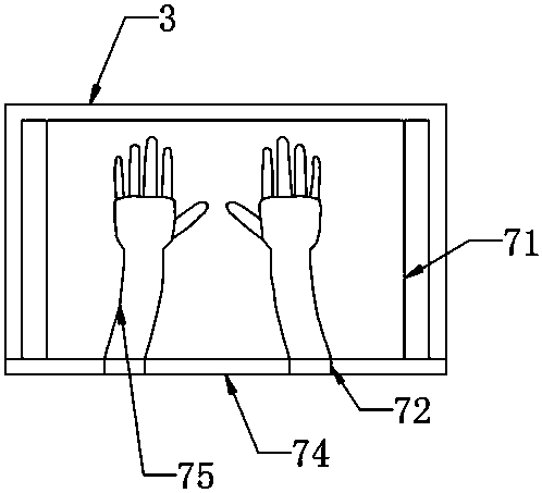 Mobile phone production-used workbench with dust-preventing effect and using method