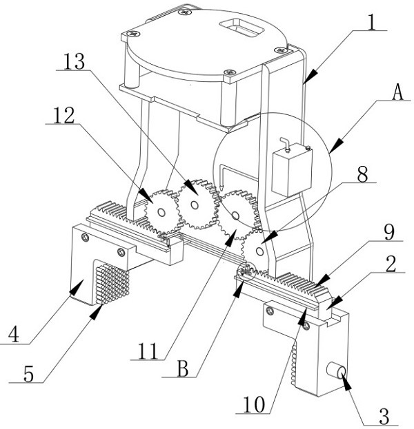 A flexible grasping device for industrial robots