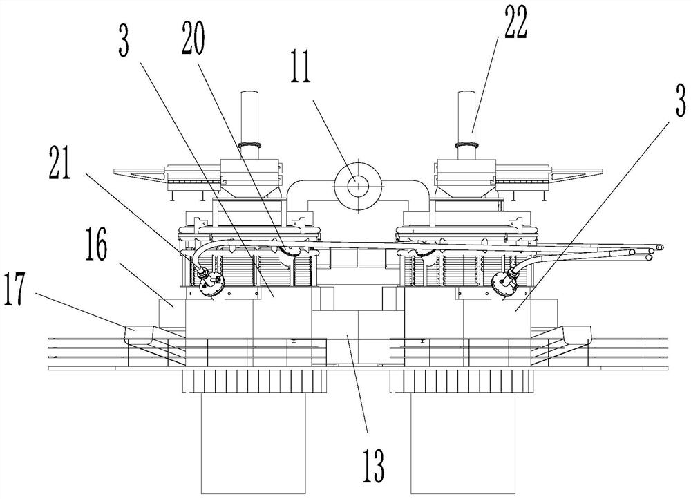 A method for modifying molten steel slag with double molten pool furnace