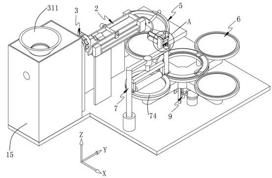 Full-automatic shredded cake processing production line