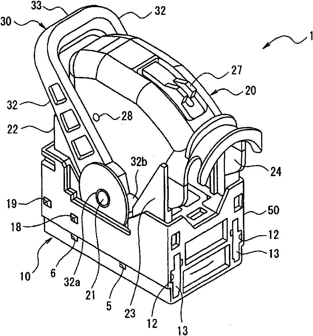 Lever type connector