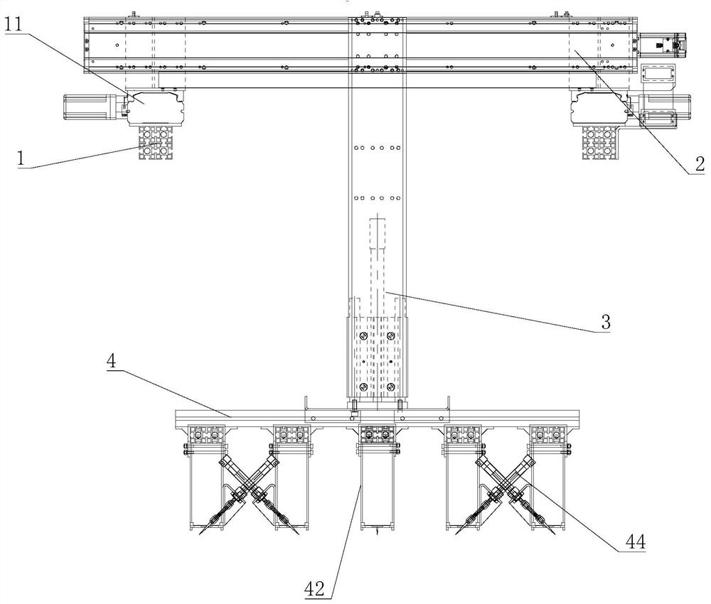 Slab transferring device