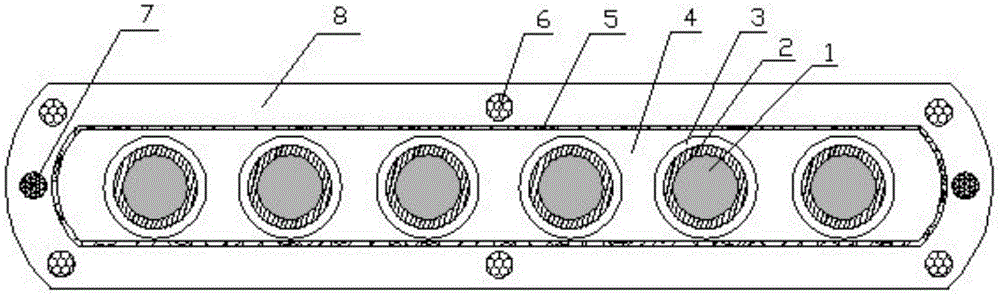 Flat cable of elevator and preparation method thereof