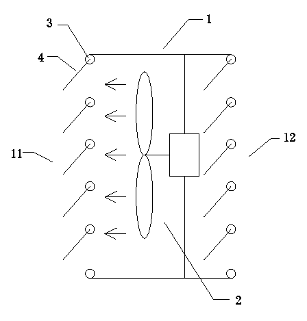 Indoor air conditioning ventilator