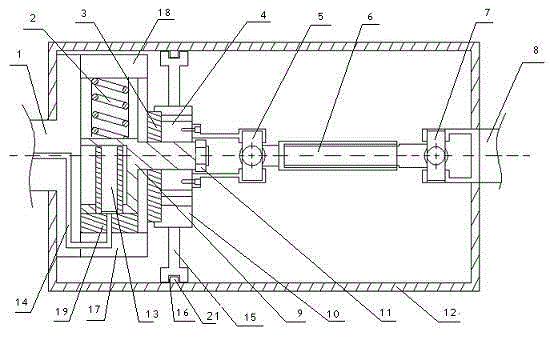 Variable-diameter crankshaft type gear stepless speed change method and speed changer