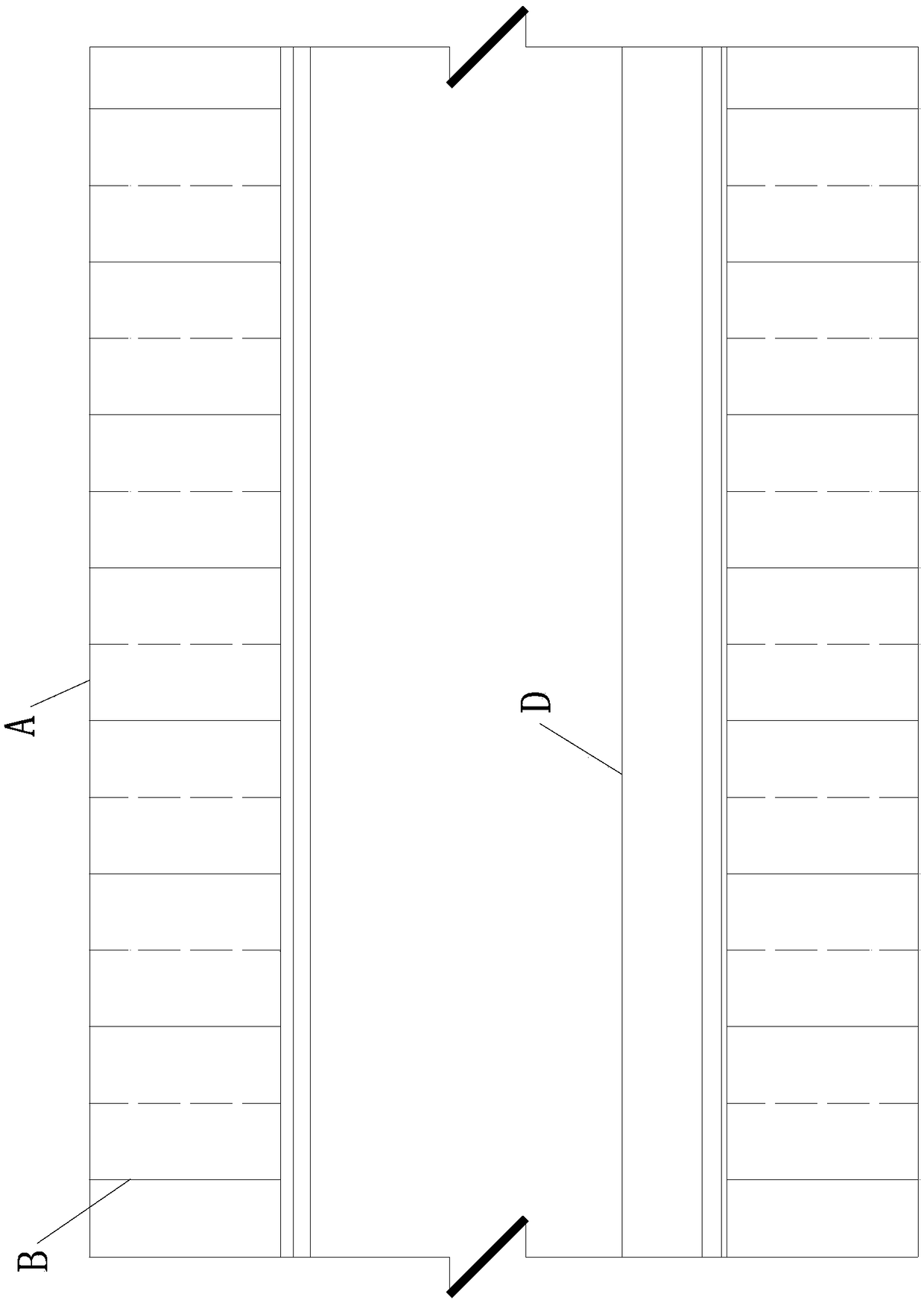 Radial grouting construction method of one-hole dual-pipe tunnel