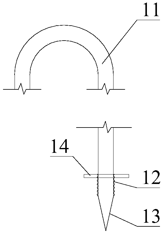 High-strength anti-crack asphalt pavement structure and construction method thereof