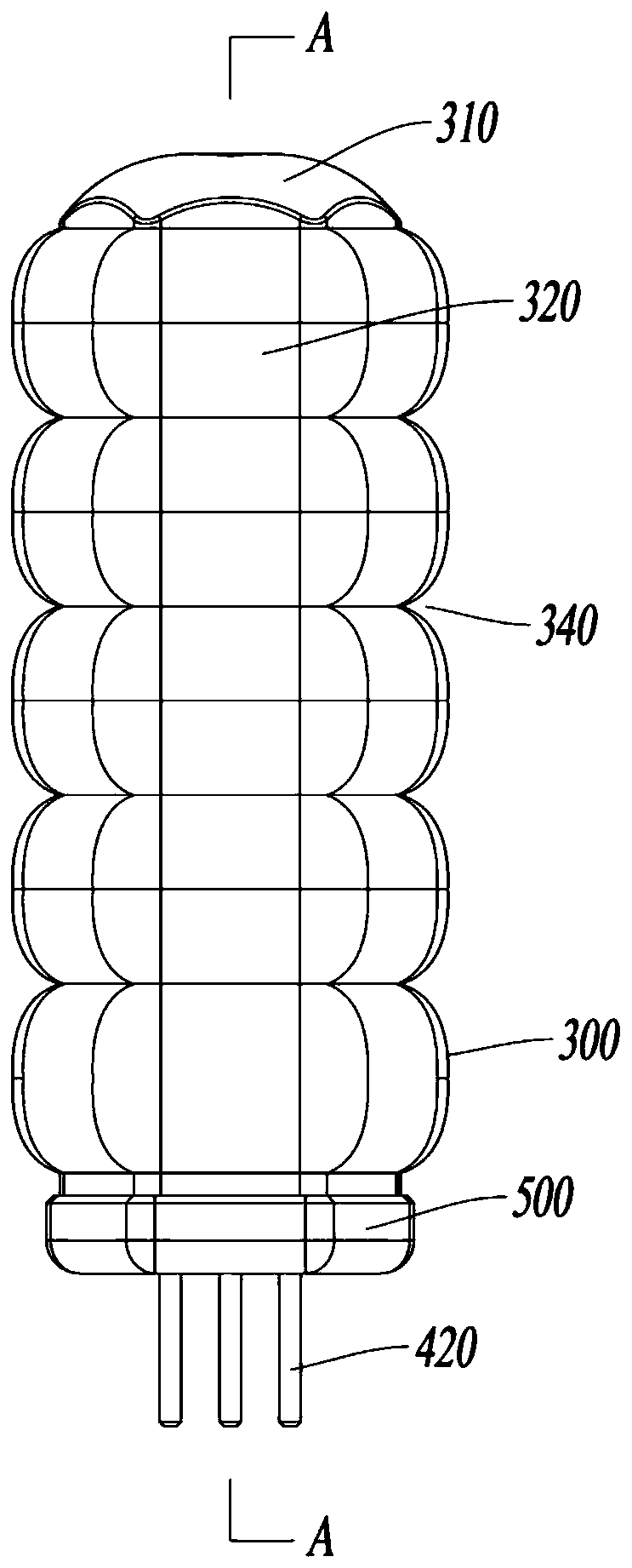 Light distribution element and lamp