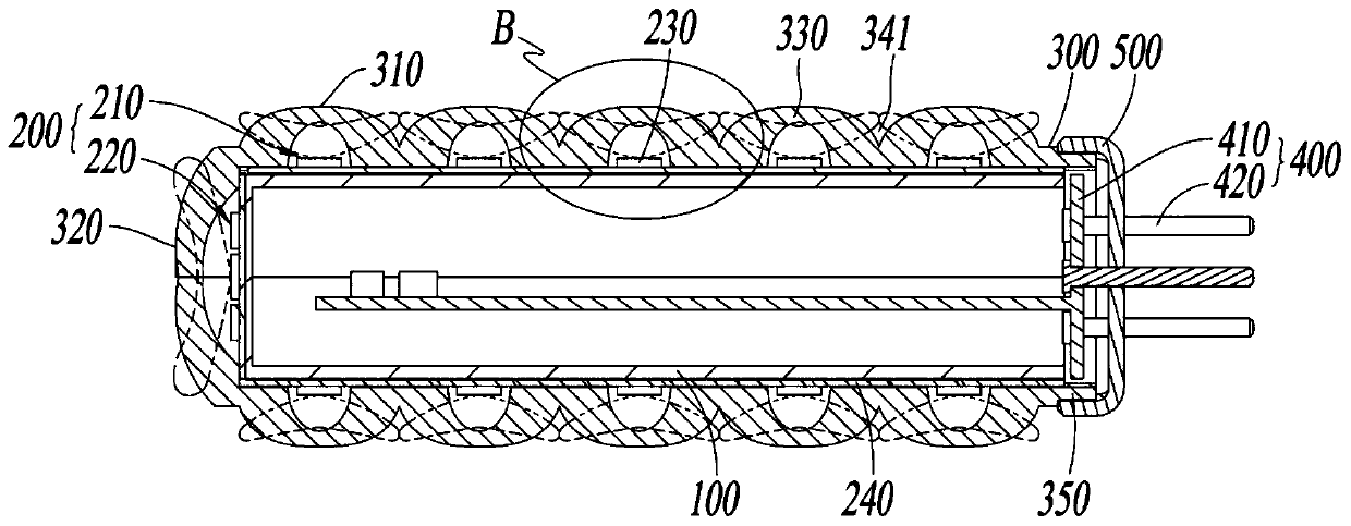 Light distribution element and lamp