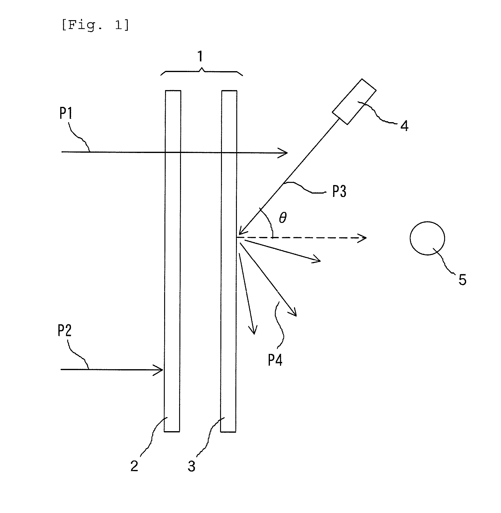 Semitransparent diffusion-polarization laminate and usage therefor