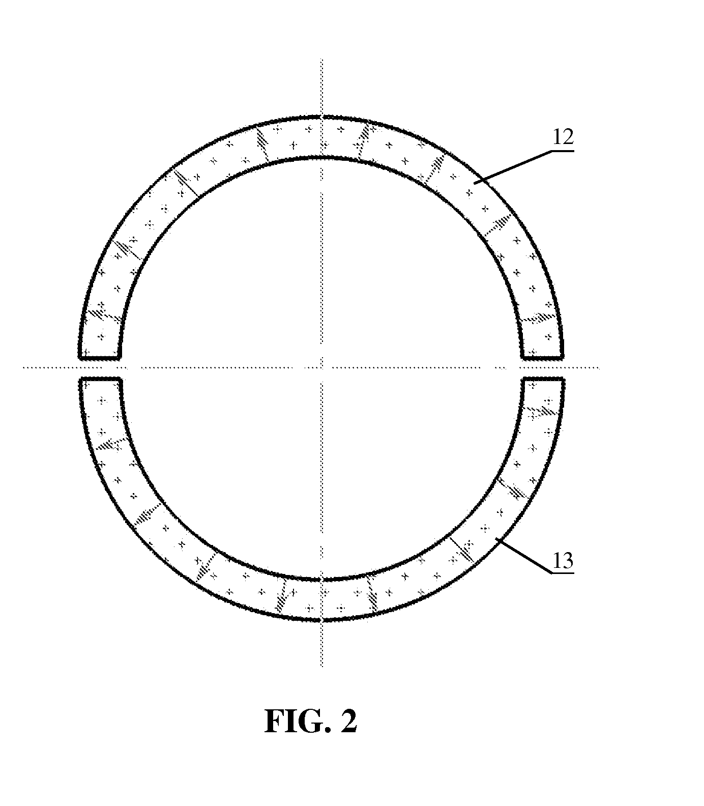 Half-tube array vibration energy harvesting method using piezoelectric materials