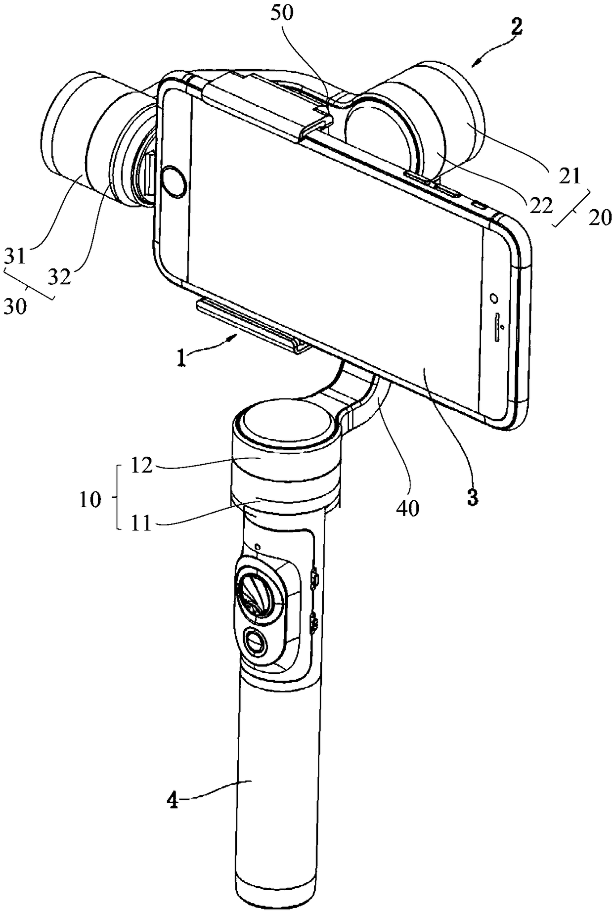 Following shot control method and device of cradle head and cradle head