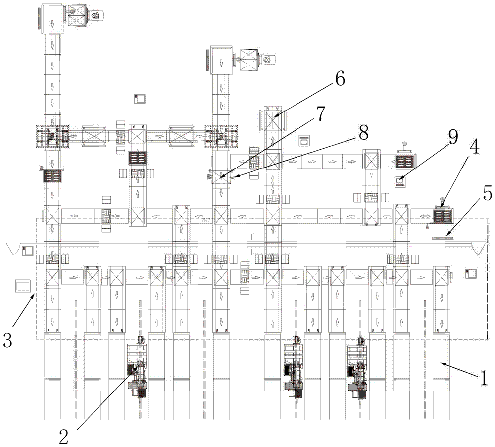 Cigarette packet sampling-inspection method capable of avoiding unloading of trays from conveying line