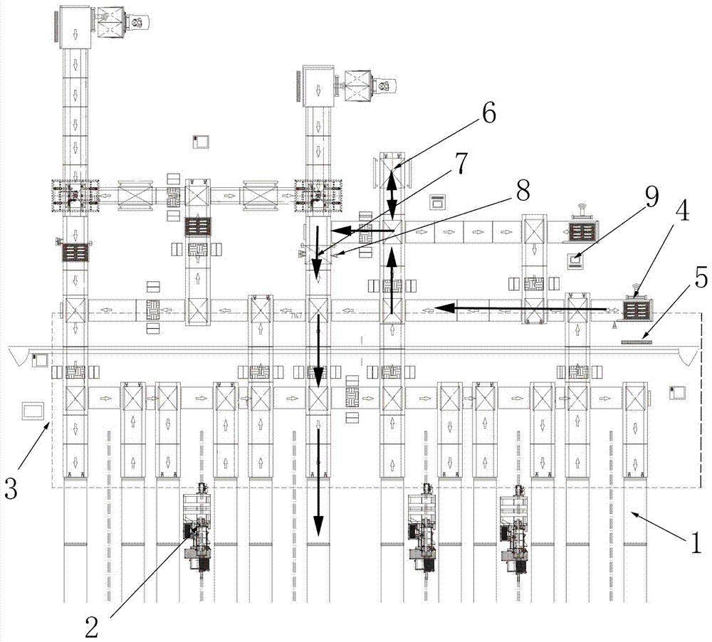 Cigarette packet sampling-inspection method capable of avoiding unloading of trays from conveying line