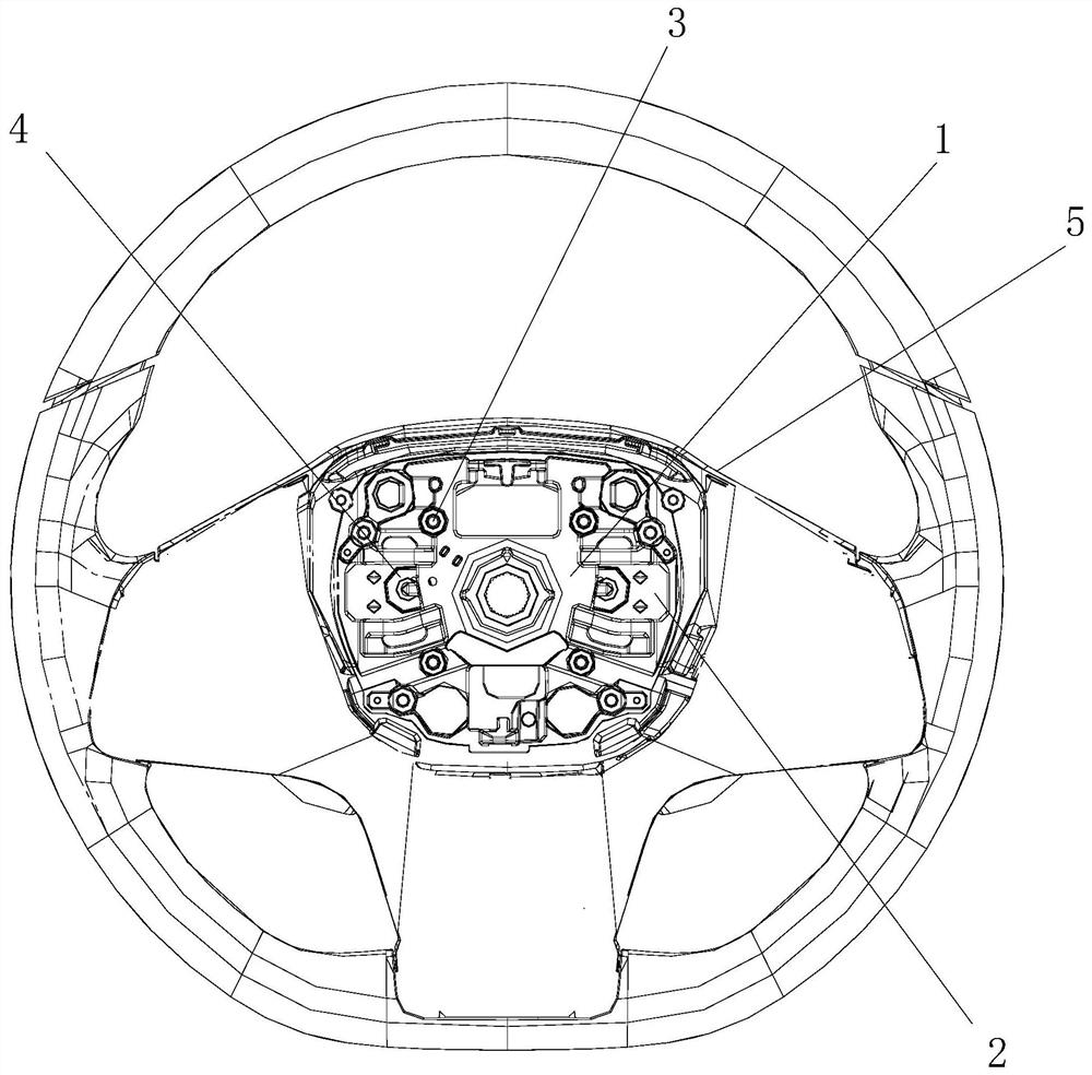 Automobile steering wheel vibration absorber