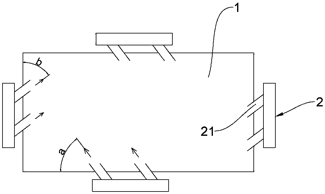 Furnace air-distribution structure inhibiting generating of carbon monoxide