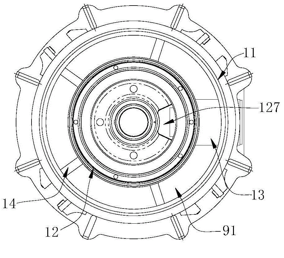 Multiple-cylinder cone crusher drive unit