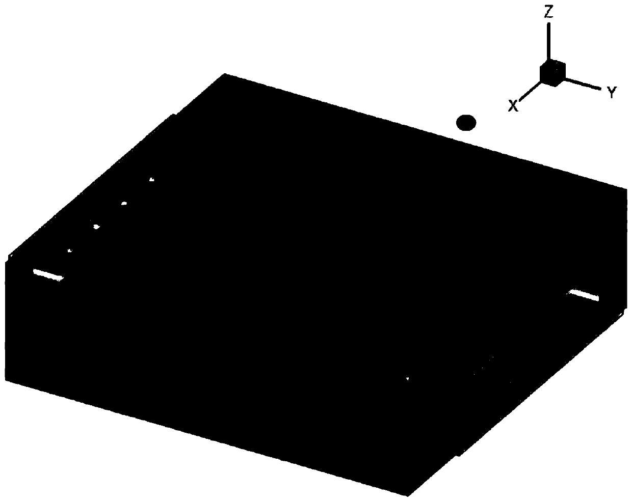 Roof rainfall runoff simulation method and device, computer equipment and storage medium