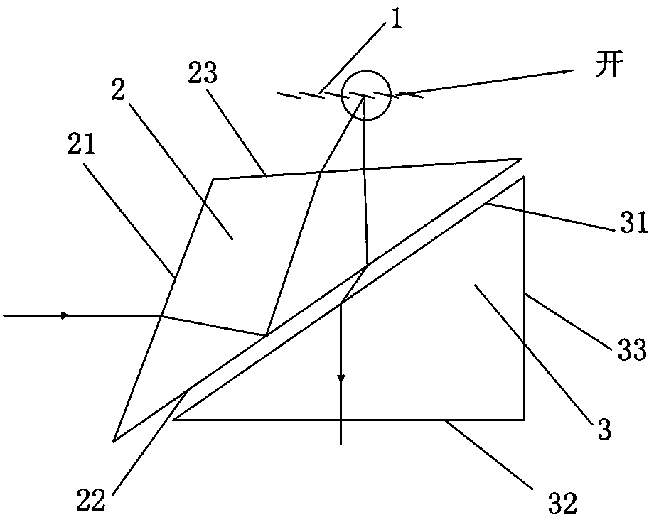 Prism system and projector with same