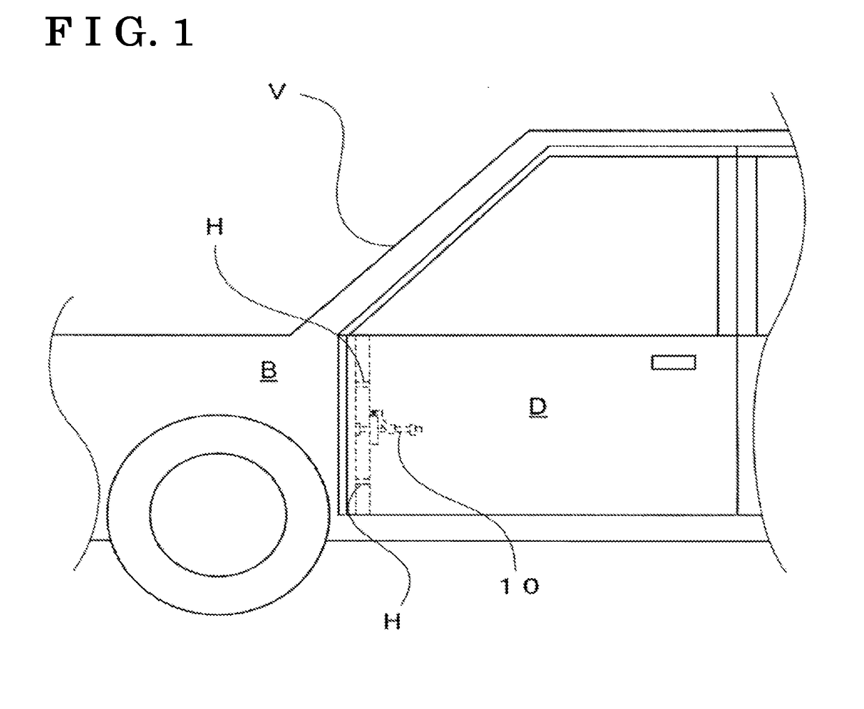 Door check mechanism of door for vehicle