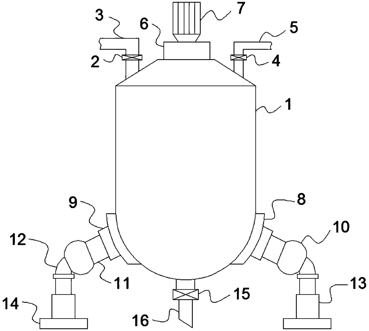 Efficient reaction still for cosmetic production