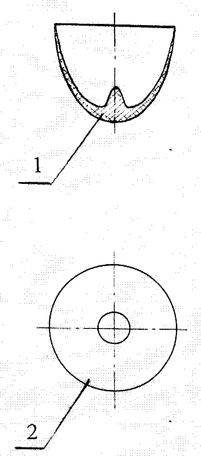 Cap-shaped contraceptive gel preparation