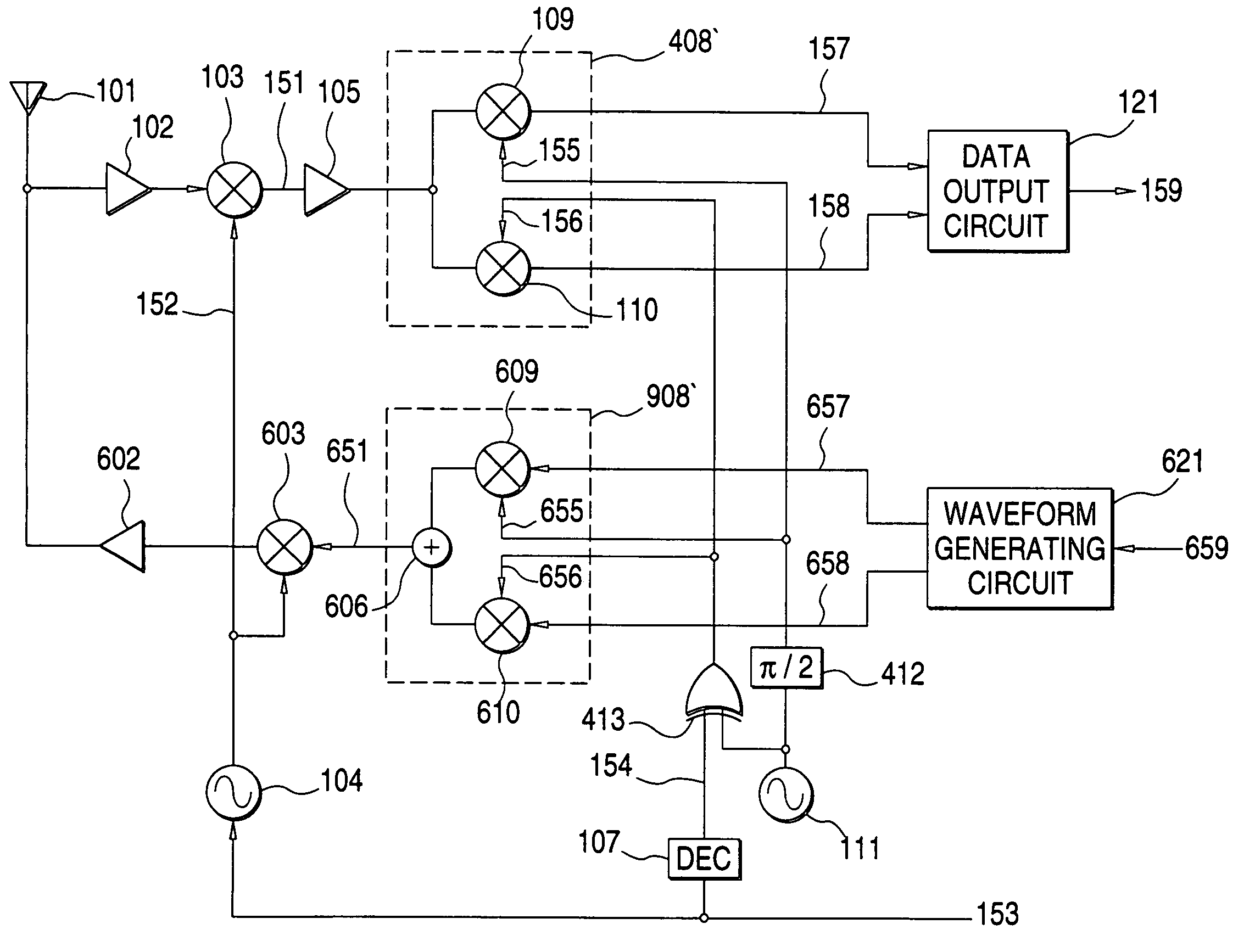 Multiband data communication apparatus, communication method of multiband data communication apparatus, and storage medium