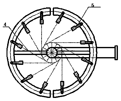 Air inlet device for variable-diameter carbonization tower