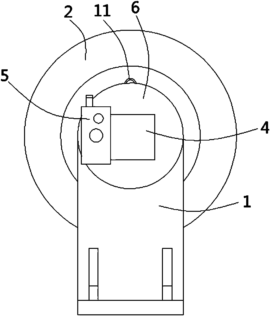 Hydraulic centrifugal fan of optimized structure