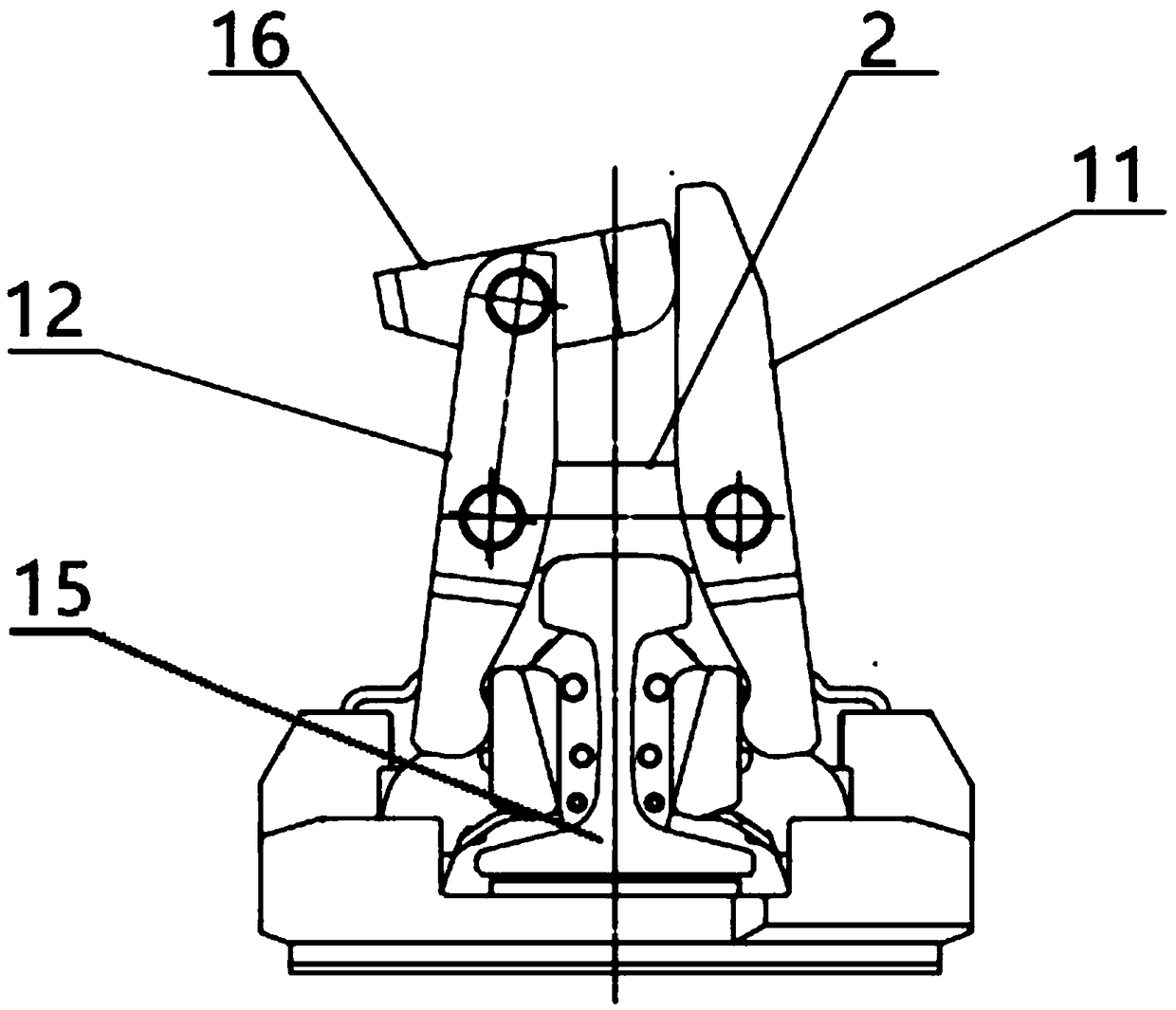 Mechanical mounting and detaching tool and mounting and detaching method with same