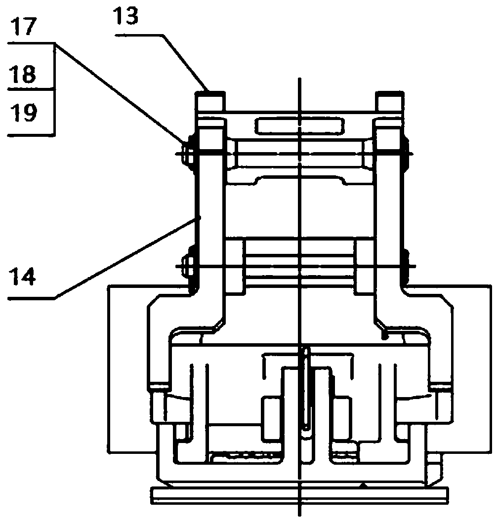 Mechanical mounting and detaching tool and mounting and detaching method with same