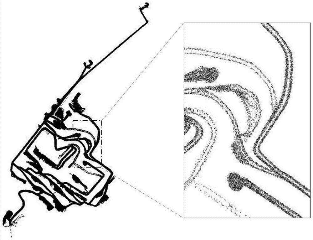 Method and system for automatic construction of open-pit mine road network based on GPS data