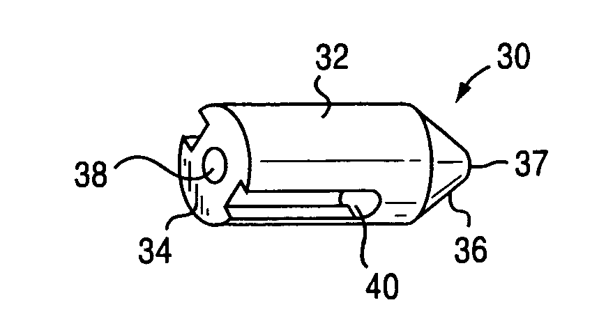 Press fit suture anchor and inserter assembly