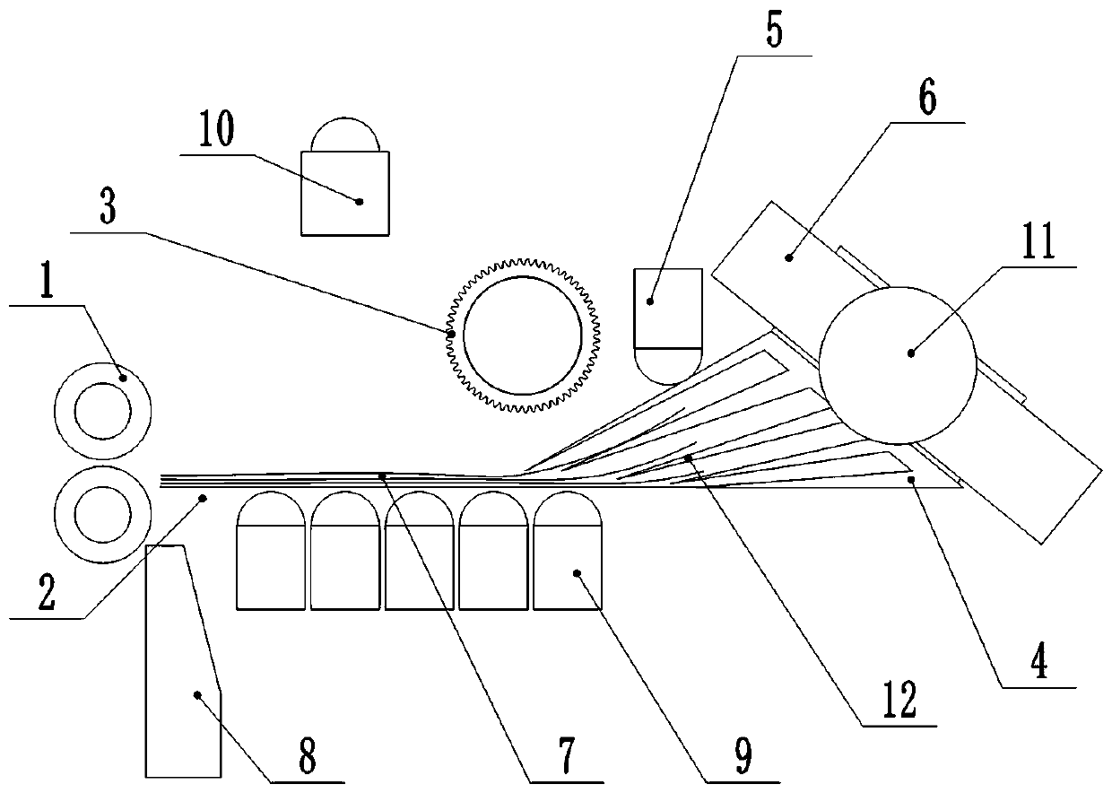 Paper feeding and positioning device for automatic stamping of cross-page seal and stamping machine using paper feeding and positioning device