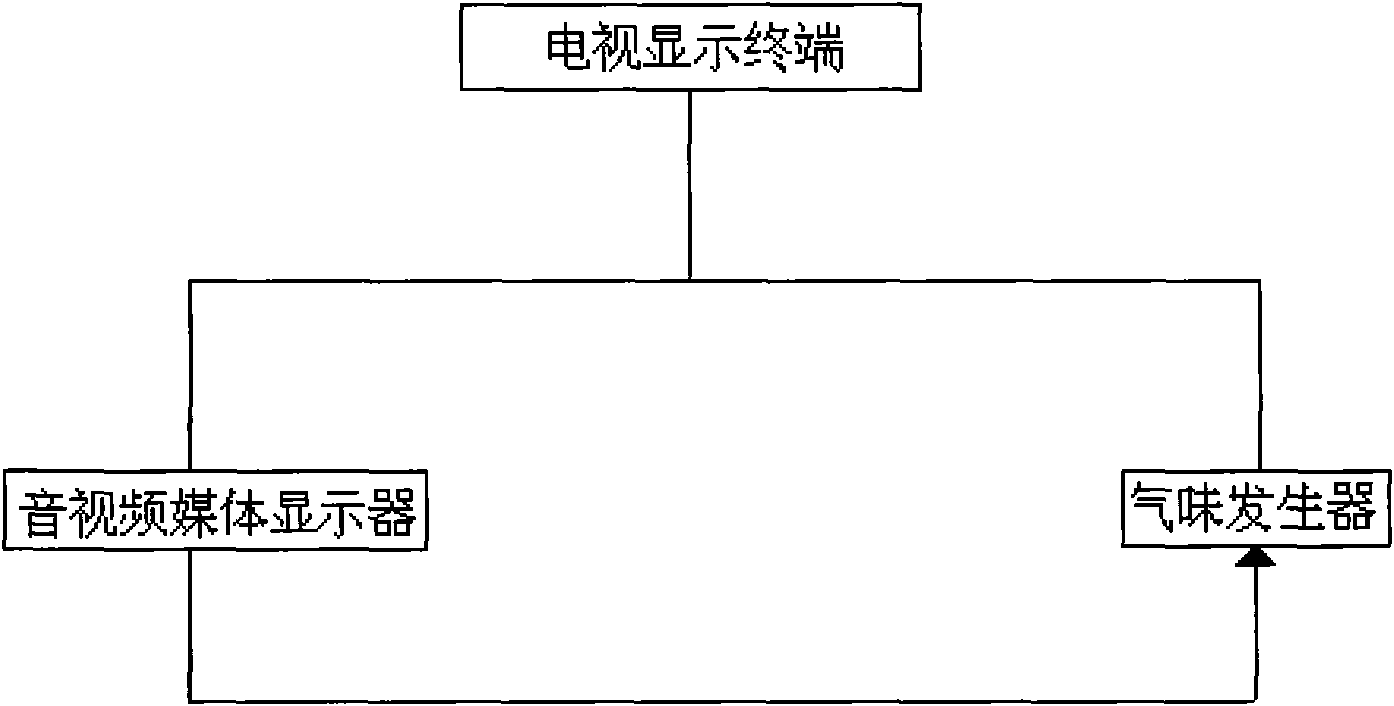 Broadcast television audio/video program odour exciting system