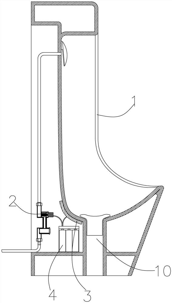 A urinal and a clogging judging method, an alarm method, and a flushing control method