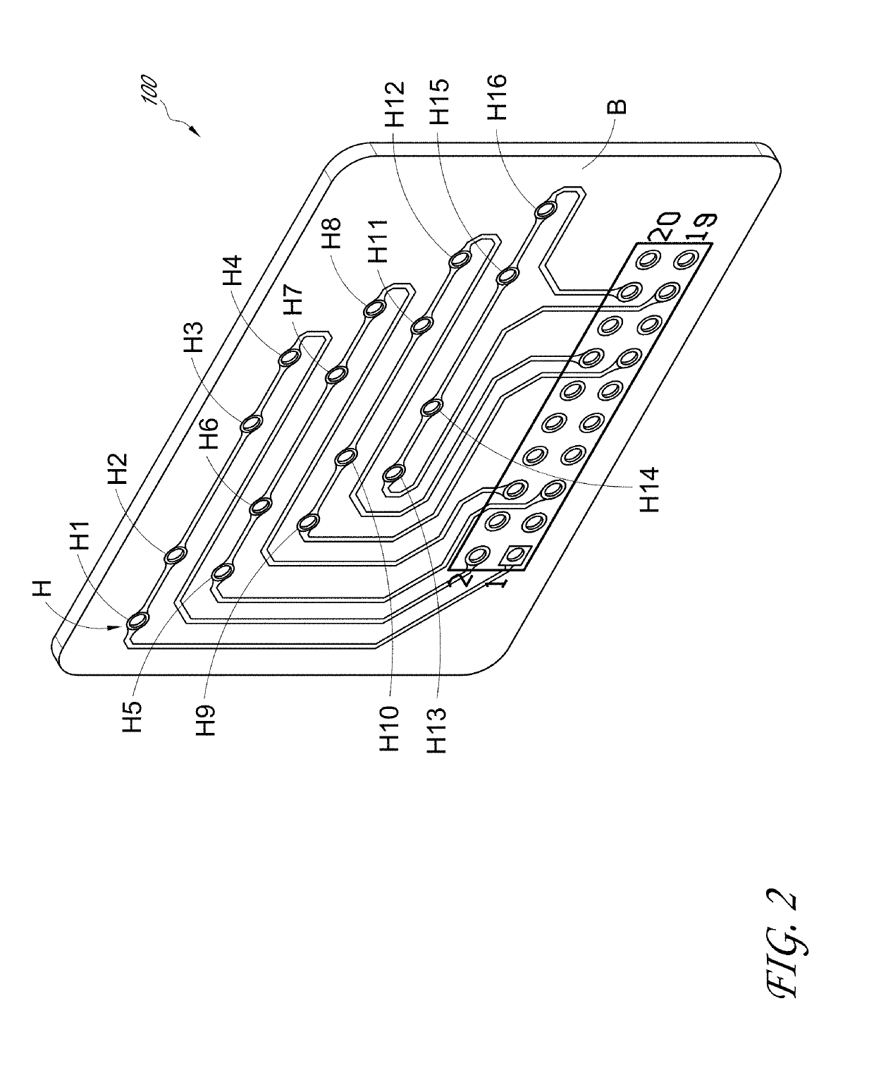 Printed circuit board test coupon for electrical testing during thermal exposure and method of using the same