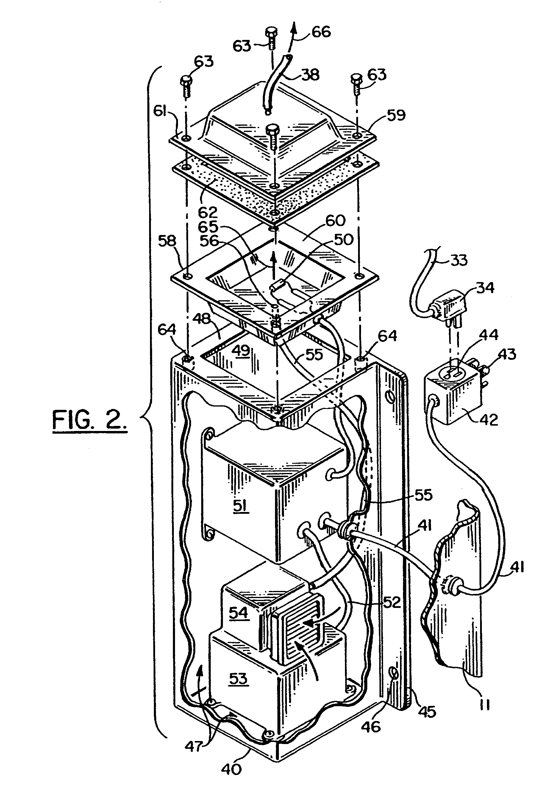 Method and apparatus for disinfecting a refrigerated water cooler reservoir