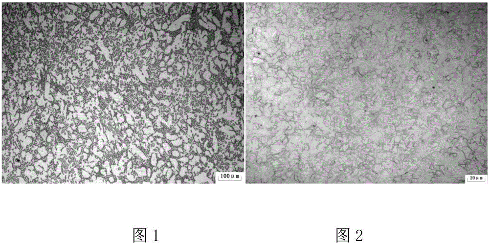 Double-phase high-density kinetic energy tungsten-nickel-cobalt alloy capable of being cast and forged and preparation method