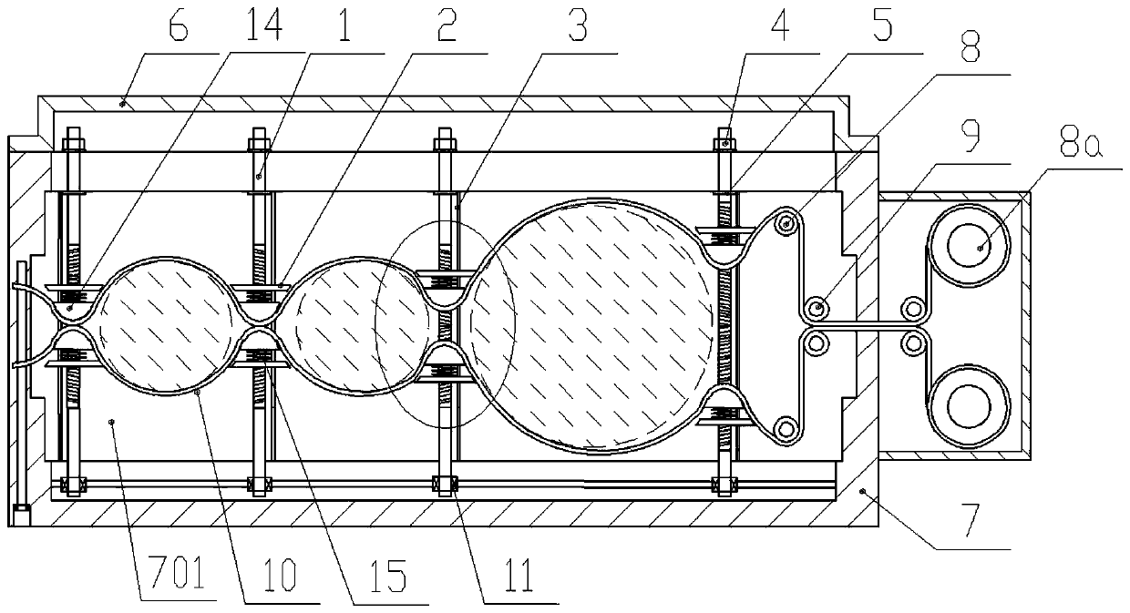 Porcelain clamp for cable laying