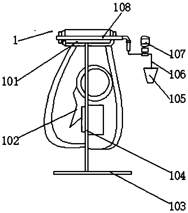 Garment printing machine and use method