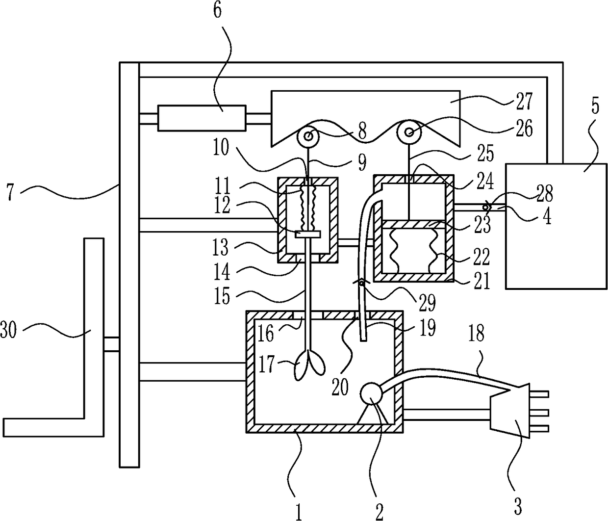 A uniform fertilization device for agriculture