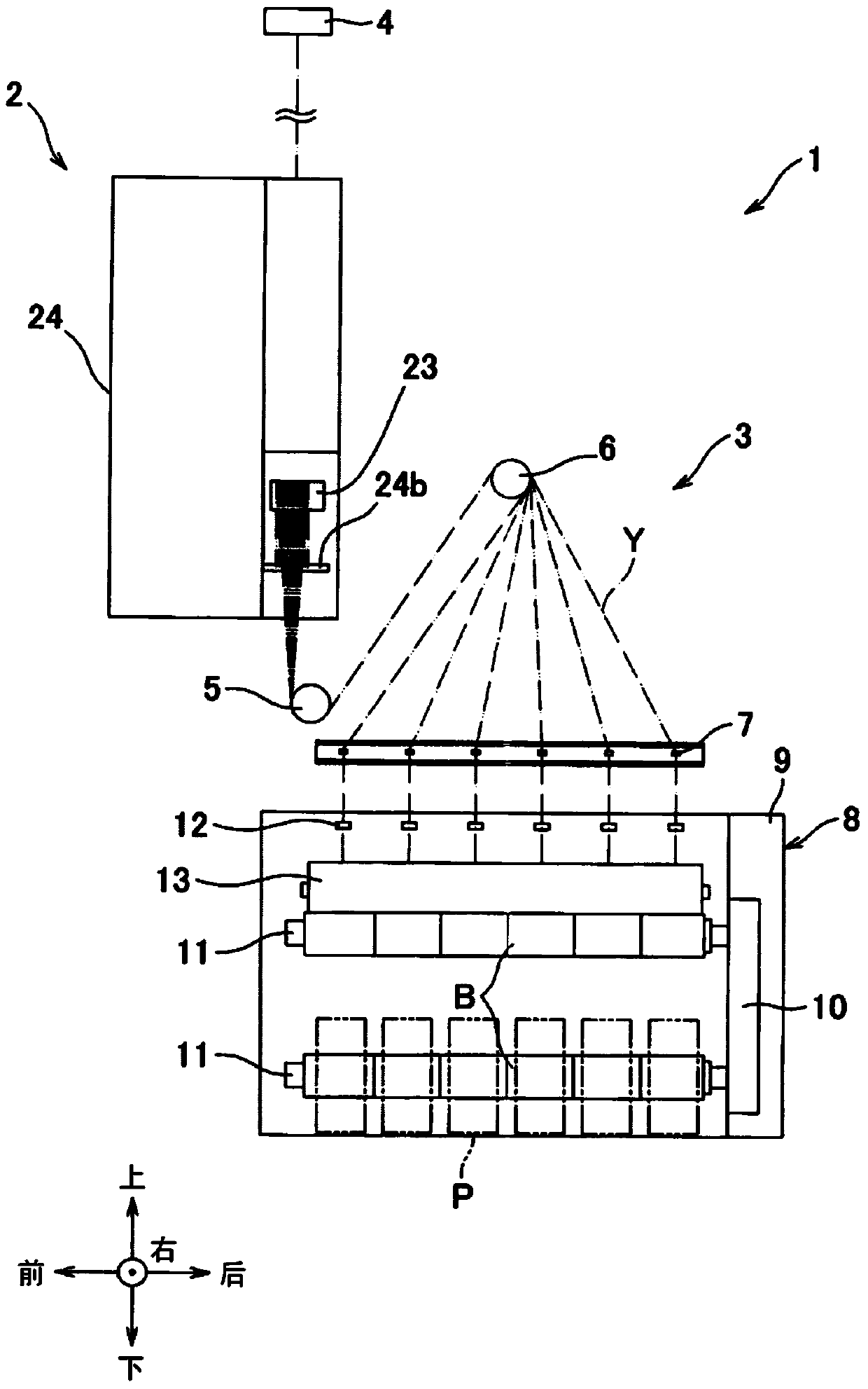 Spinning and drawing device