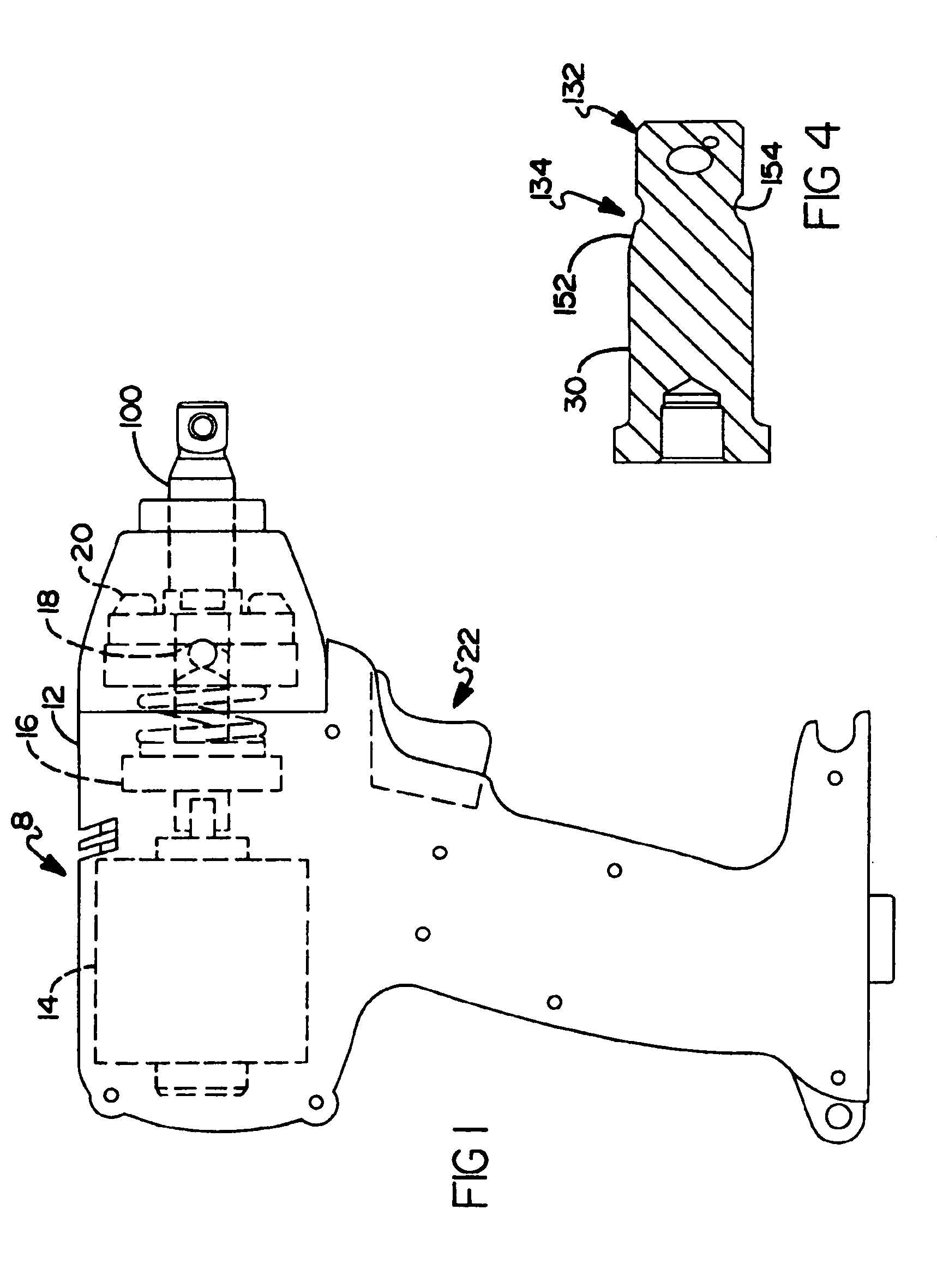 Impact wrench having an improved anvil to square driver transition