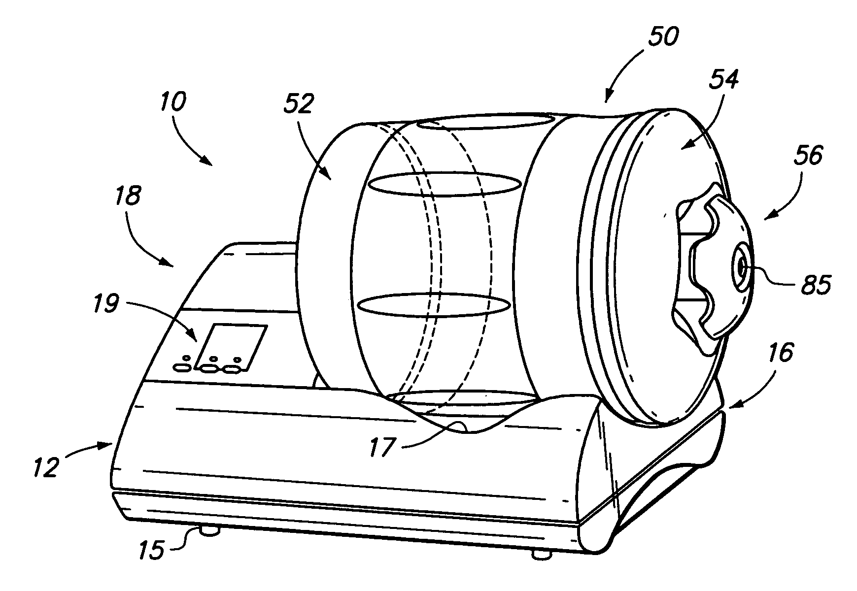 Marinating food tumbler apparatus