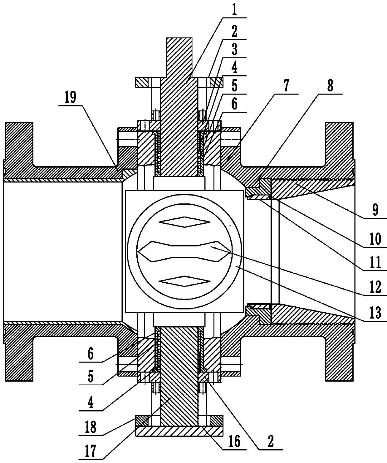 Scouring-resistant slurry valve